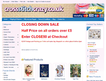 Tablet Screenshot of crossstitchcrazy.co.uk
